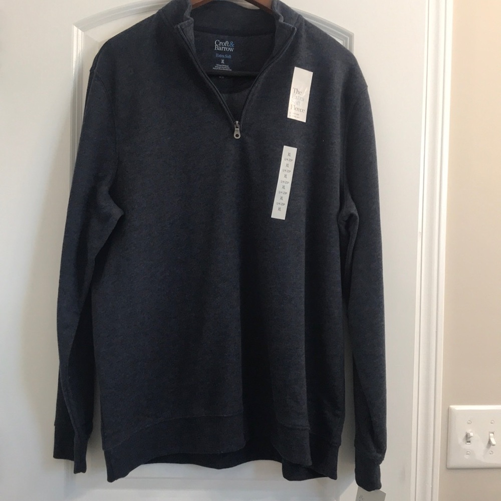 Croft and Barrow Extra Soft Fleece Jacket XL